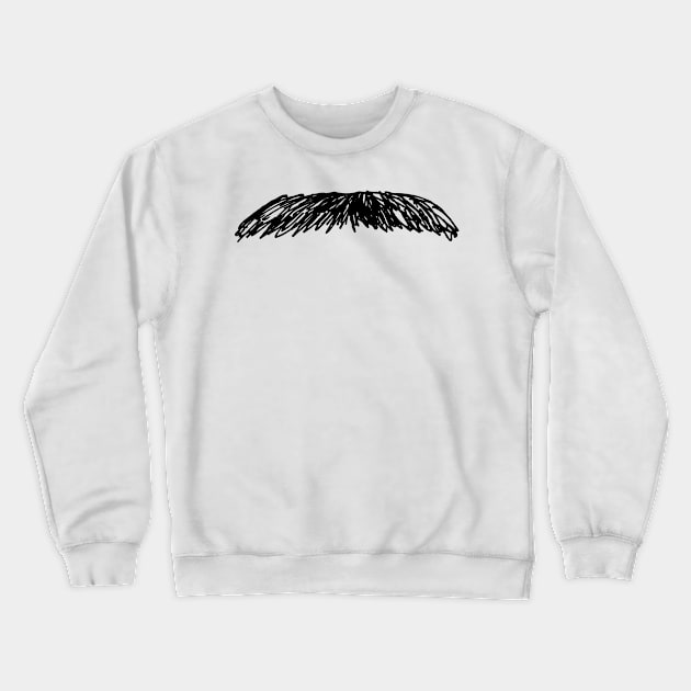 Moustache Crewneck Sweatshirt by SWON Design